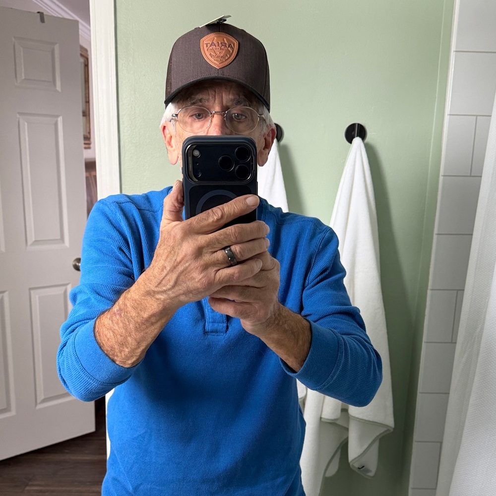 Ariat Two-Tone Brown and Black Snapback Cap